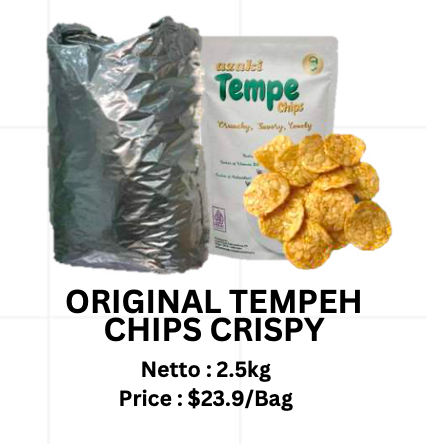 PT ANDALAN EKSPOR INDONESIA - Original Tempeh Chips Crispy (Bag)