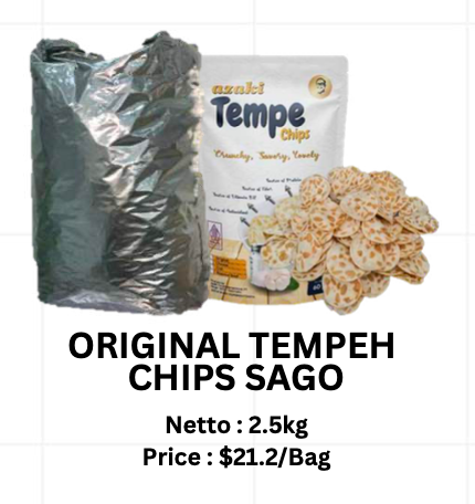 PT ANDALAN EKSPOR INDONESIA - Original Tempeh Chips Sago (Bag)