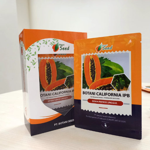 PT. Botani Seed Indonesia - Benih Pepaya Botani California isi, 2,5 gram