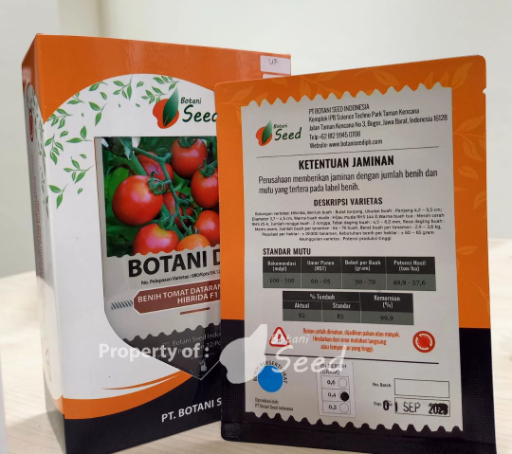 PT. Botani Seed Indonesia - Benih Tomat Botani Diva isi, 0,3 gram