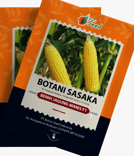 PT. Botani Seed Indonesia - Benih Jagung Manis Botani Sasaka isi, 50 gram