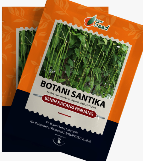 PT. Botani Seed Indonesia - Benih Kacang Panjang Botani Santika isi, 15 gram