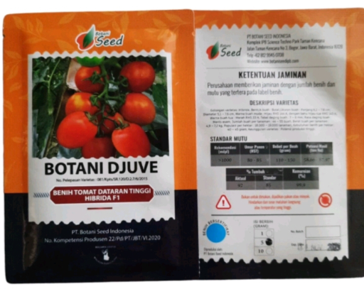 PT. Botani Seed Indonesia - Benih Tomat Botani Djuve isi 0,2 gram - 1